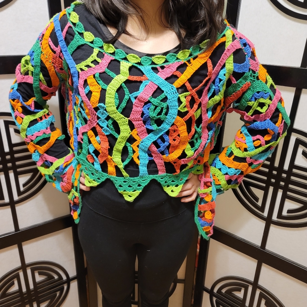 Multi Colored Sweater - image 1
